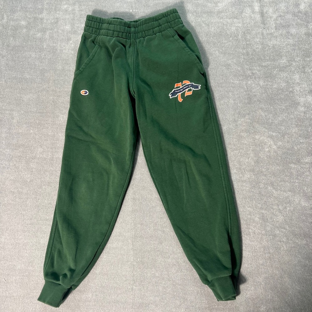 Nike Kids Swoosh High Athletics 72 Sweatpants Green Joggers‎ Small